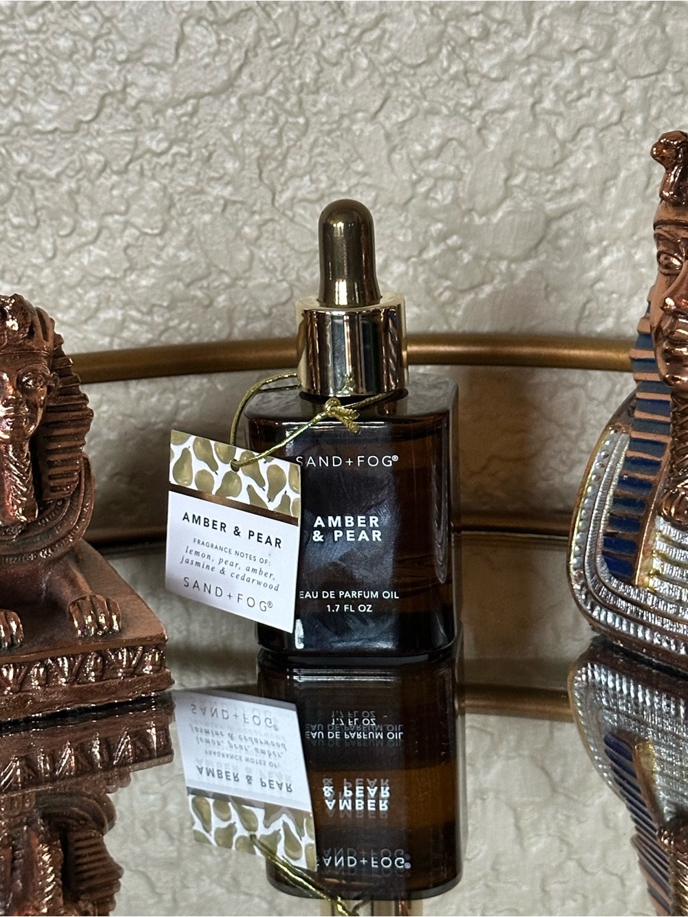NWT | Sand + Fog Amber & Pear 50 ml Eau De Perfume Oil Dropper
